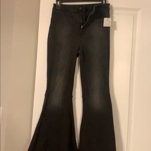 Free People extreme flare jeans NWT